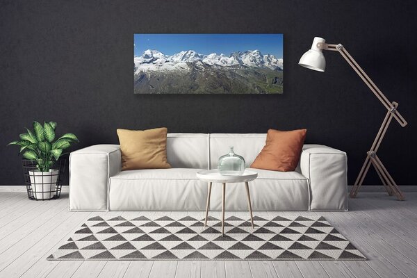 Obraz canvas na ścianę Majestat Śnieżnych Szczytów
