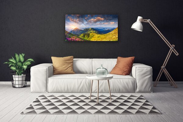 Obraz canvas na ścianę Słoneczna Hala pod Szczytami