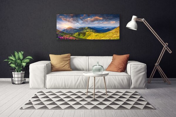 Obraz canvas na ścianę Słoneczna Hala pod Szczytami