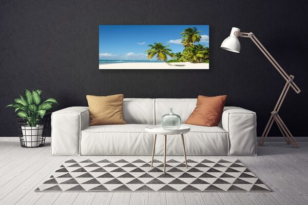 Obraz canvas Tropikalna Panorama Plaży