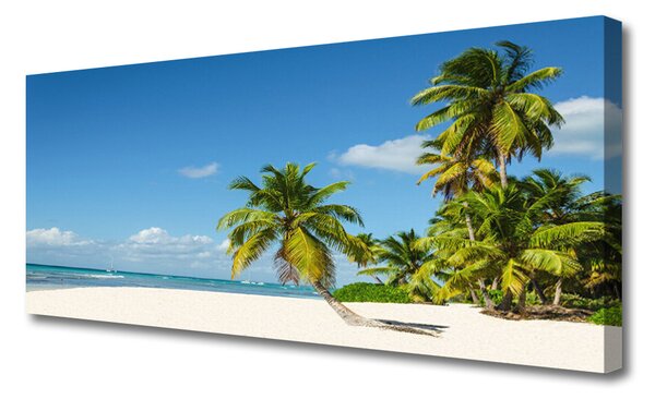 Obraz canvas Tropikalna Panorama Plaży