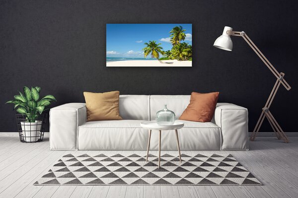 Obraz canvas Tropikalna Panorama Plaży