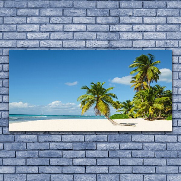 Obraz canvas Tropikalna Panorama Plaży