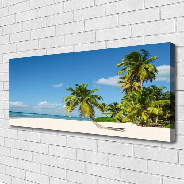 Obraz canvas Tropikalna Panorama Plaży