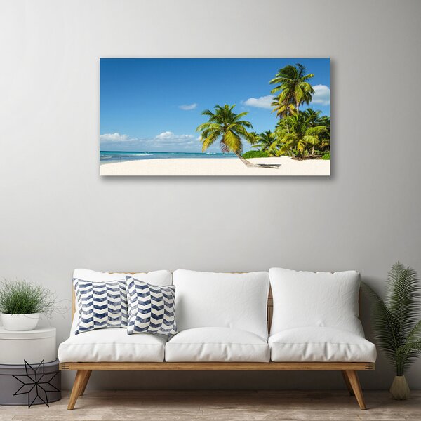 Obraz canvas Tropikalna Panorama Plaży