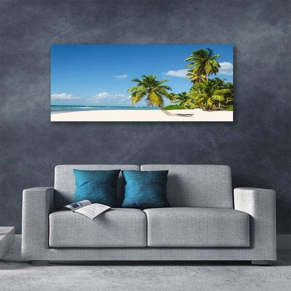 Obraz canvas Tropikalna Panorama Plaży