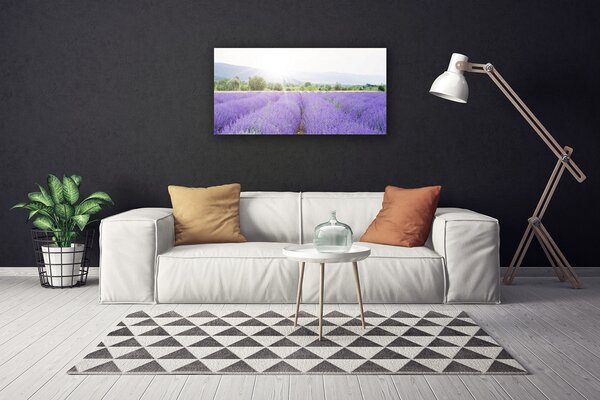 Obraz canvas Zapach Lawendowej Polany