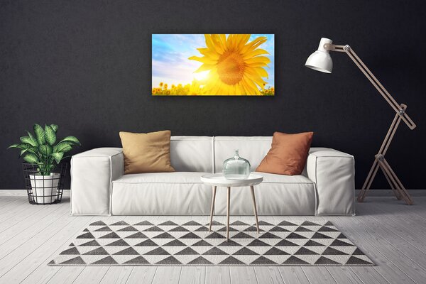 Obraz canvas Słonecznik w Pełnym Rozkwicie