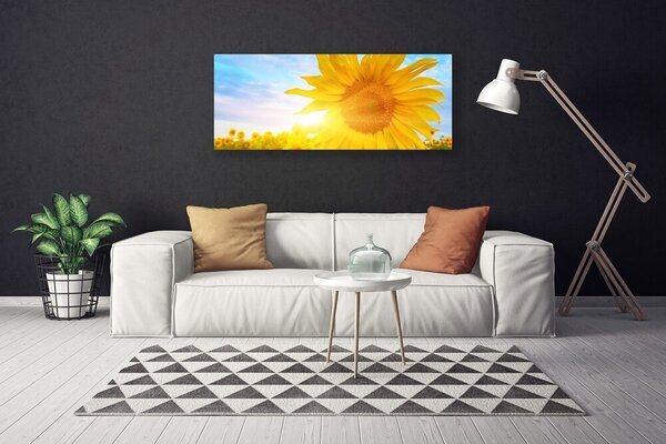 Obraz canvas Słonecznik w Pełnym Rozkwicie