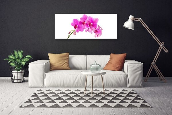 Obraz canvas Biała Orchidea na Płótnie