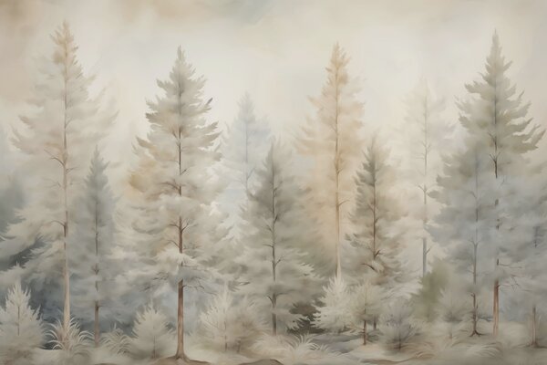 Fototapety Las iglasty, Fototapety Natura, w04975 : Uwalls.pl