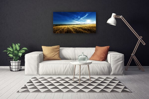 Obraz canvas na ścianę Słoneczne Łany Zboża