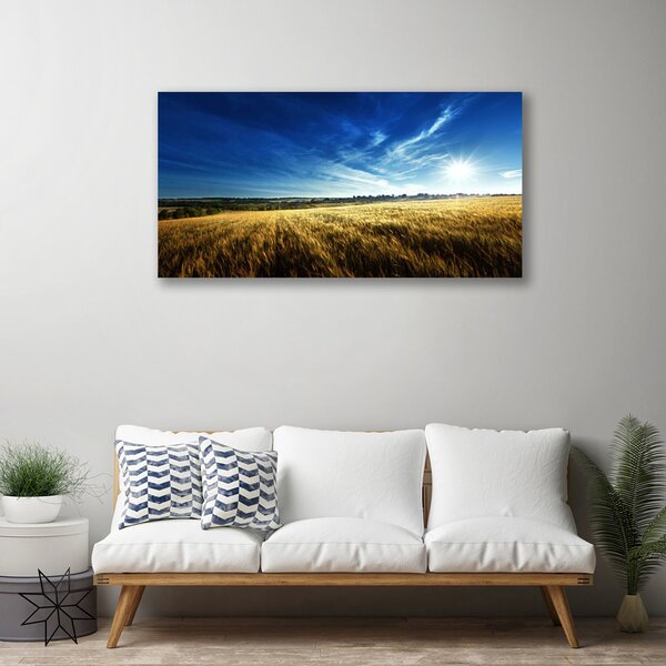 Obraz canvas na ścianę Słoneczne Łany Zboża