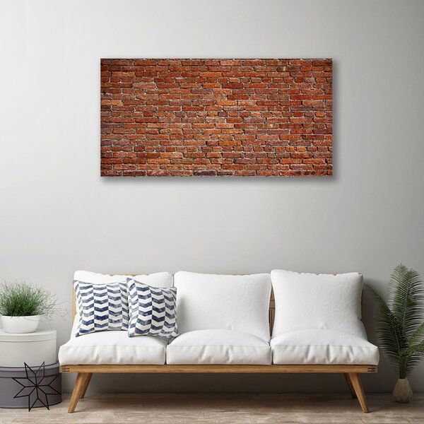 Obraz canvas Industrialny Mur Ceglany