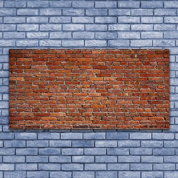 Obraz canvas Industrialny Mur Ceglany