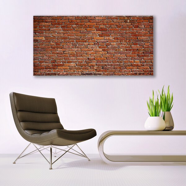 Obraz canvas Industrialny Mur Ceglany