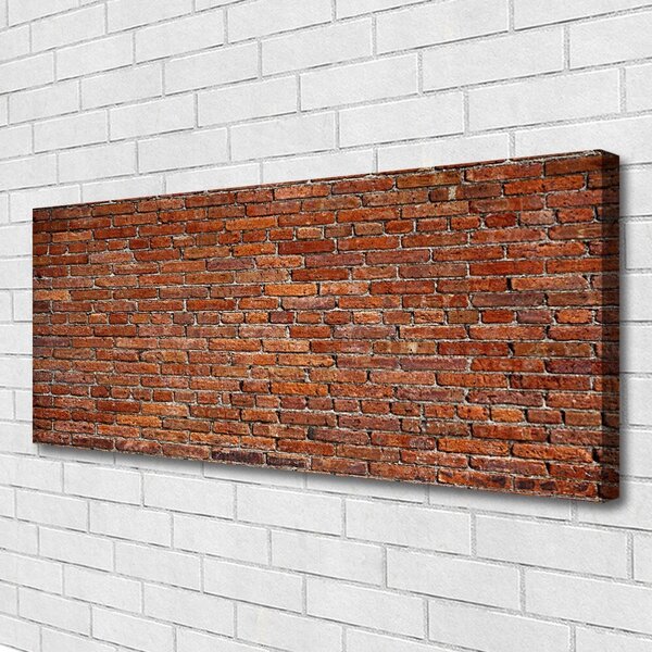 Obraz canvas Industrialny Mur Ceglany