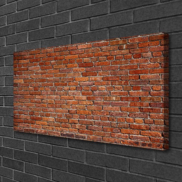 Obraz canvas Industrialny Mur Ceglany