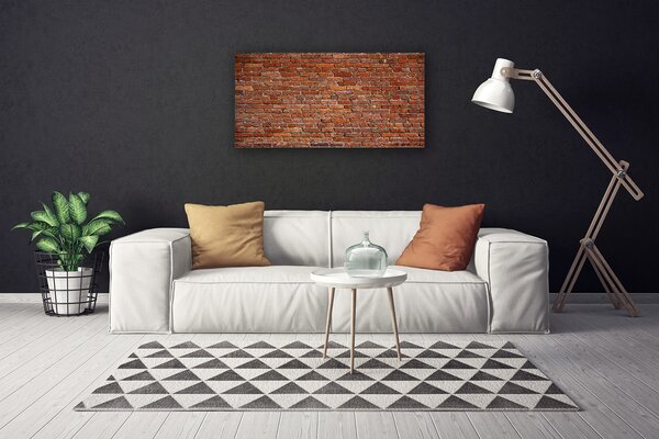 Obraz canvas Industrialny Mur Ceglany