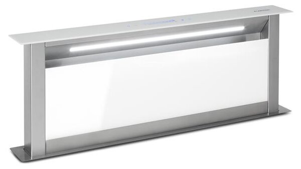 Klarstein Royal Flush Eco 90, wyciąg kuchenny, 90 cm, 576 m³/h, A+, biały