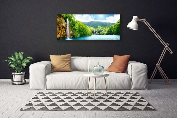 Obraz canvas Harmonijny Krajobraz Alpejski