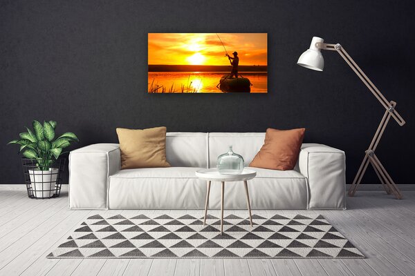 Obraz canvas Spokojny Wieczór nad Jeziorem