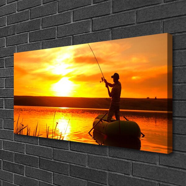 Obraz canvas Spokojny Wieczór nad Jeziorem