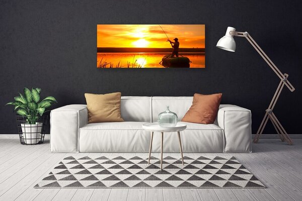 Obraz canvas Spokojny Wieczór nad Jeziorem