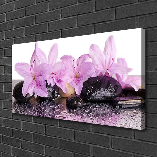 Obraz canvas Perlista Rosa na Lilii Wodnej