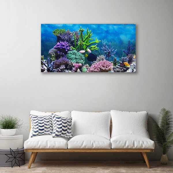 Obraz canvas Kolorowy Świat pod Lustrem Wody