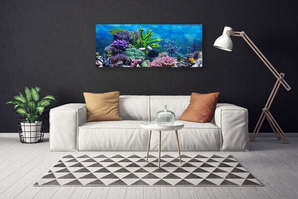 Obraz canvas Kolorowy Świat pod Lustrem Wody