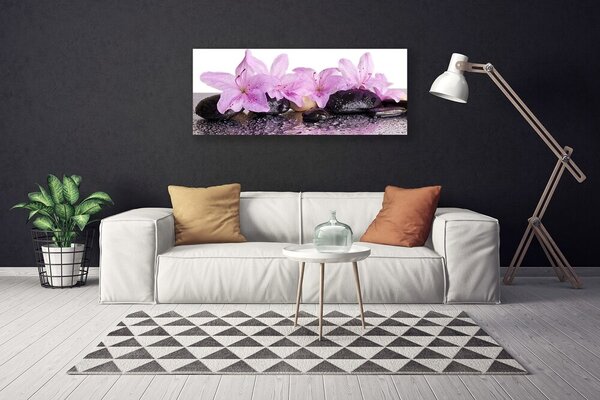 Obraz canvas Perlista Rosa na Lilii Wodnej