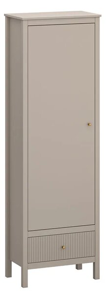 Nowoczesny regał zamykany w kolorze taupe L3-B11
