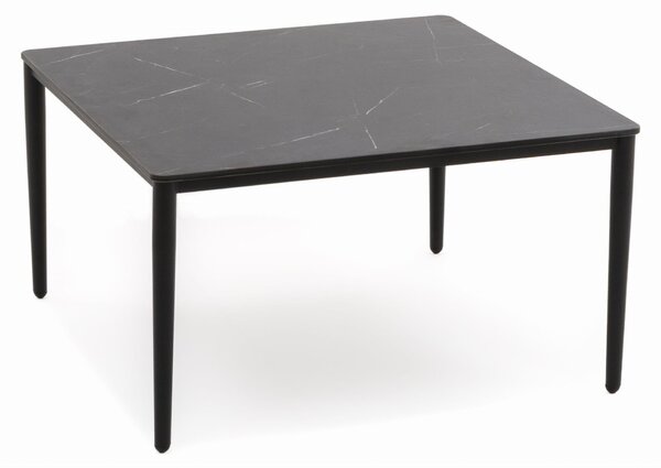 Zestaw mebli ogrodowych BELIZE beżowy narożnik aluminiowy ze stołem z blatem HPL