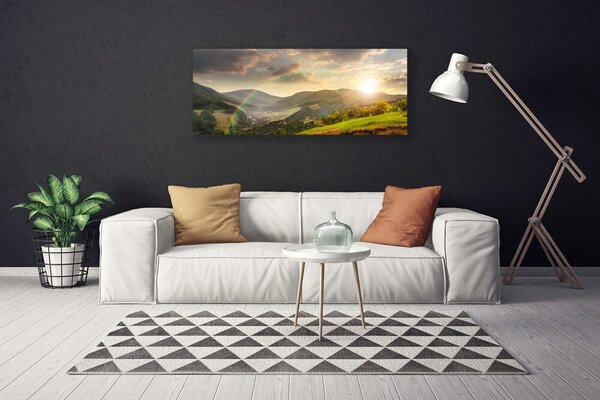 Obraz canvas Szlak nad Przepaścią o Zmierzchu