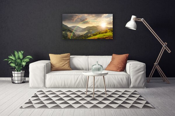 Obraz canvas Szlak nad Przepaścią o Zmierzchu
