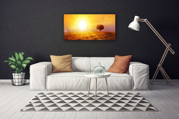 Obraz canvas Kryształowe Jezioro w Objęciach Gór