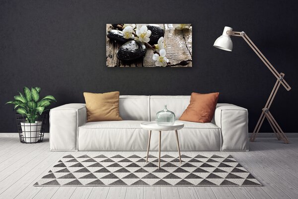 Obraz canvas Kwitnąca Gałązka Jabłoni