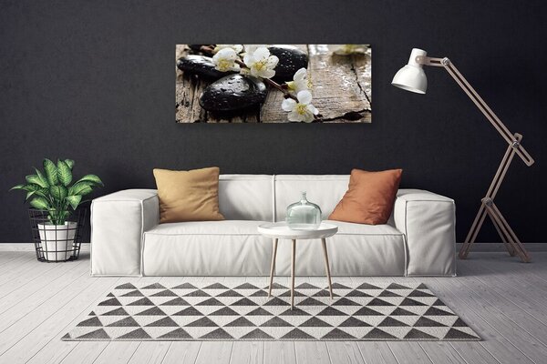Obraz canvas Kwitnąca Gałązka Jabłoni