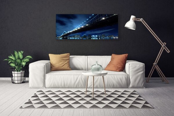 Obraz canvas Panorama Nowoczesnego Mostu