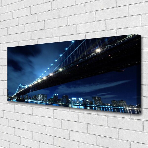 Obraz canvas Panorama Nowoczesnego Mostu