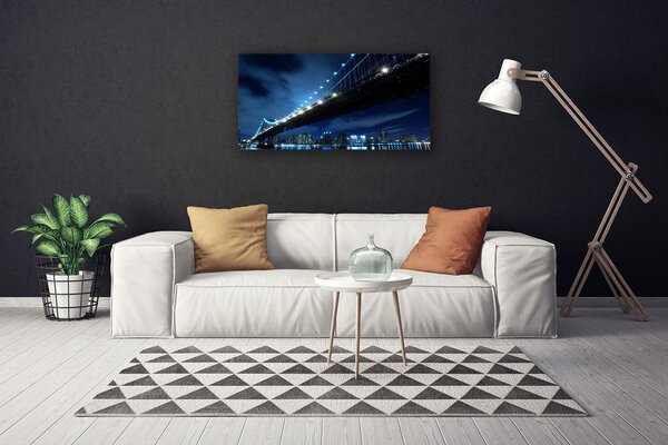 Obraz canvas Panorama Nowoczesnego Mostu