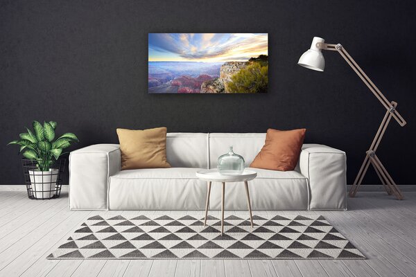 Obraz canvas Surowy Pejzaż Skalistego Brzegu