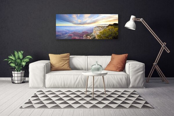 Obraz canvas Surowy Pejzaż Skalistego Brzegu