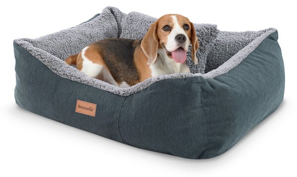 Brunolie Emma, legowisko/kosz dla psa, możliwość prania, antypoślizgowe, oddychające, materac dwustronny, poduszka, rozmiar S (67 x 20 x 59 cm)