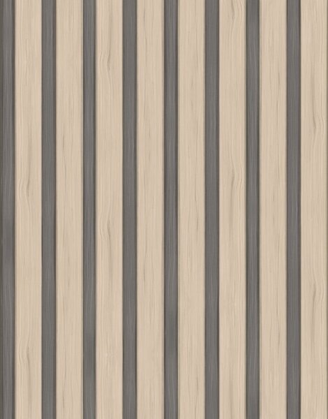 Tapety Beżowe drewniane deski z ciemnymi pionowymi paskami, Tapety Geometryczne, Tapety w paski, a01054v2 : Uwalls.pl