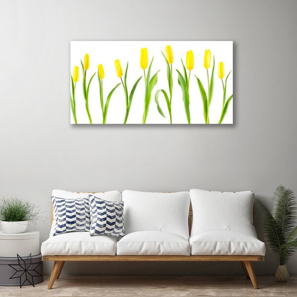 Obraz canvas na ścianę Słoneczne Żółte Tulipany