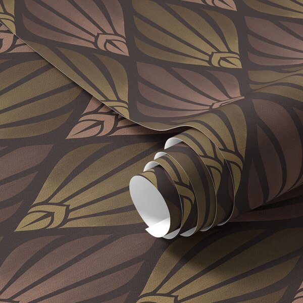 Tapety Bogaty styl art déco z ciepłymi przejściami kolorystycznymi, Tapety Abstrakcyjne, a01064v2 : Uwalls.pl