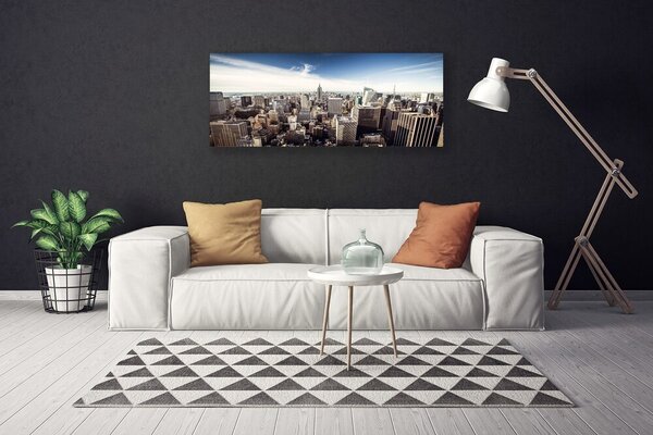 Obraz canvas Panorama Miejskich Drapaczy Chmur