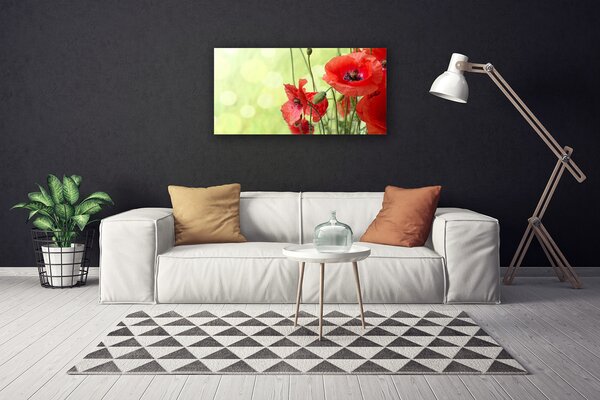 Obraz canvas Pole Czerwonych Maków